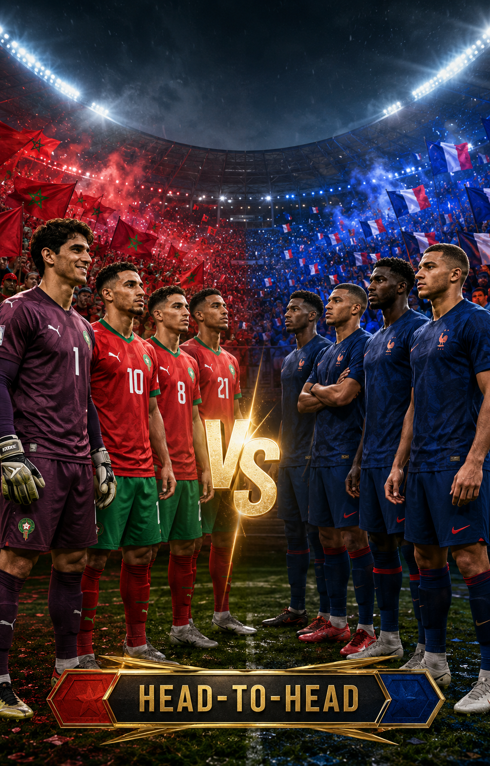 Morocco vs France Head-to-Head: History, Results and Memorable Matches