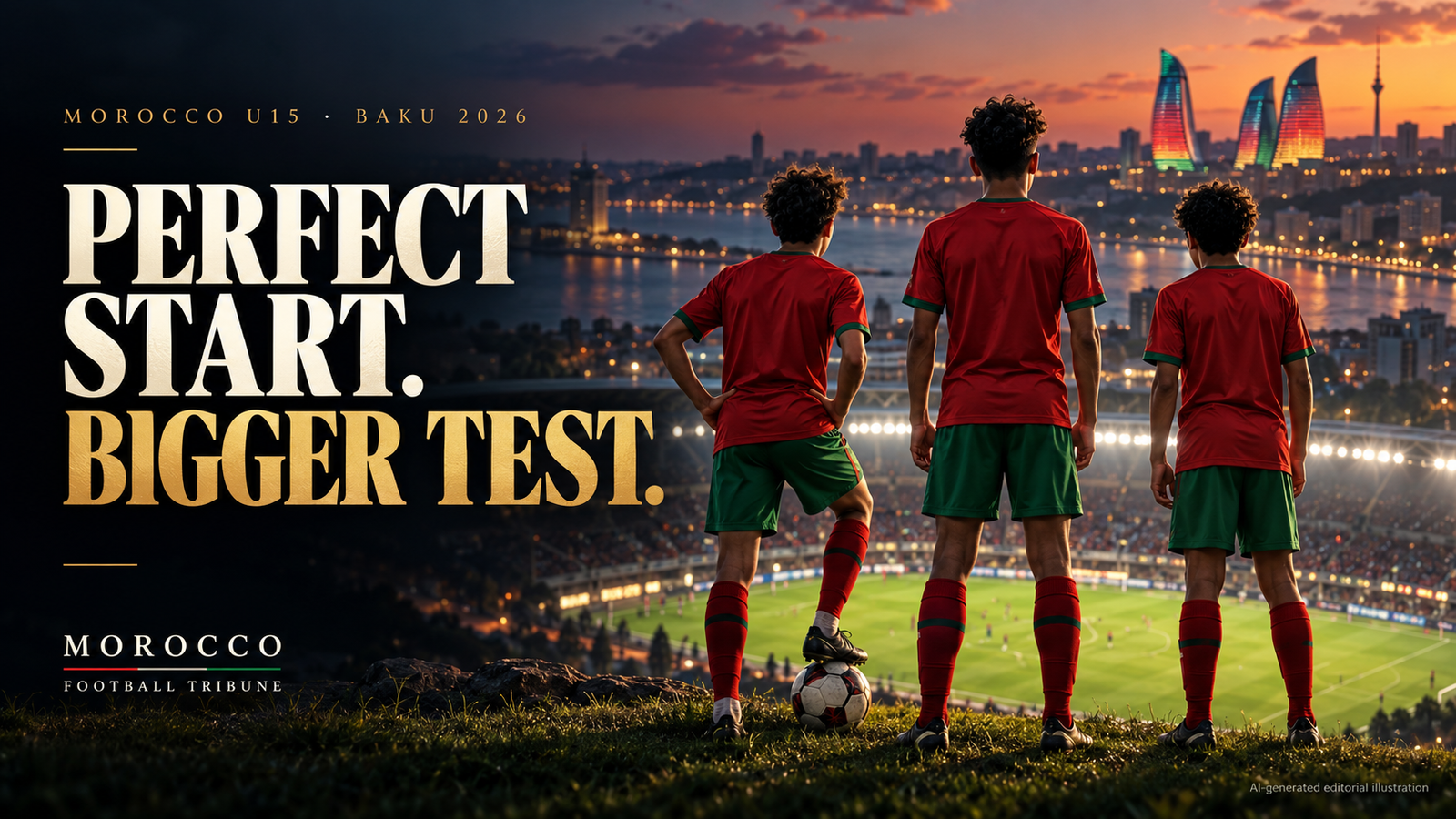 Morocco U15 Make a Perfect Start in Baku — Now Comes the Test of Consistency